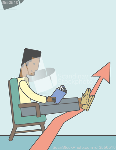 Image of Reading businessman.