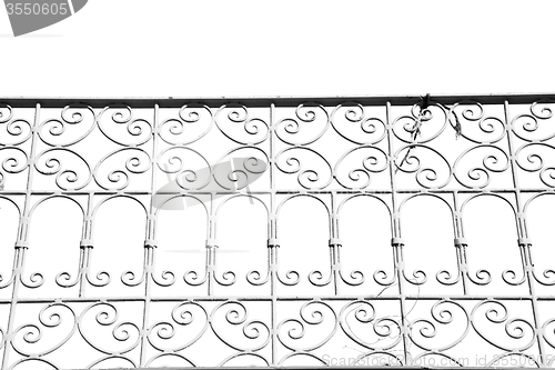 Image of abstract terrace in morocco africa and the sky