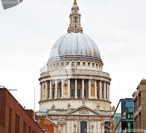 Image of st paul cathedral in london england old construction and religio