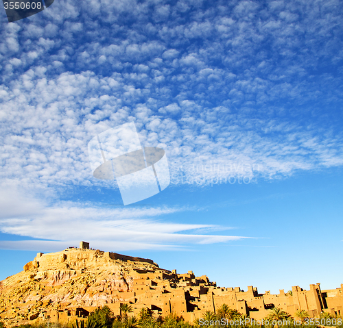 Image of africa in morocco the old contruction and the historical village