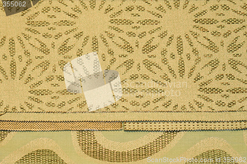 Image of Fabric sampler green