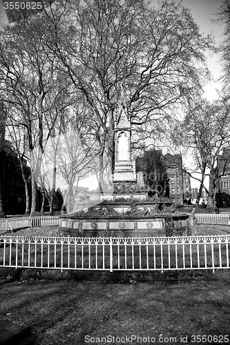 Image of in cemetery     england europe old construction and    history