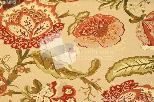 Image of Floral pattern beige