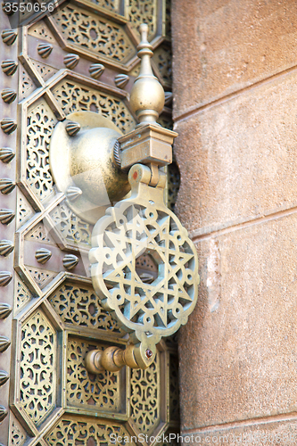 Image of knocker in morocco  and history