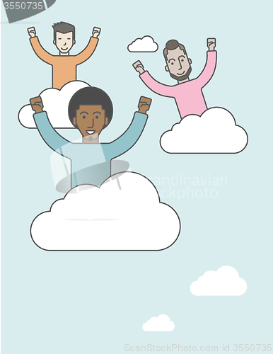Image of Cloud computing.