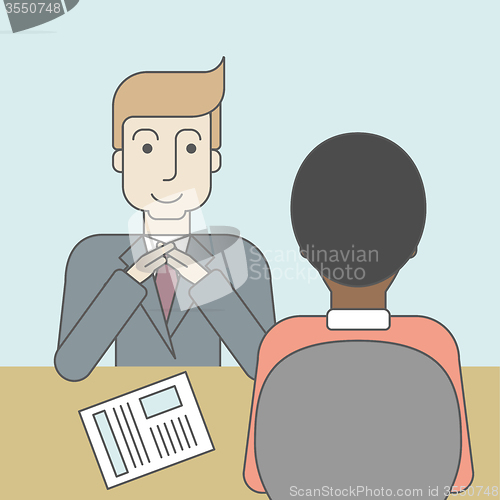 Image of Job interview.