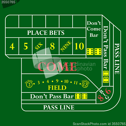 Image of Craps Table Icon