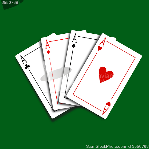 Image of Set of Four Card Icons