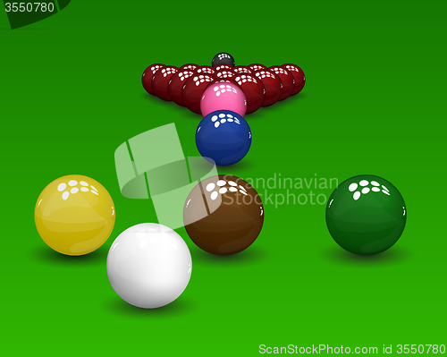 Image of Snooker Pyramid Balls