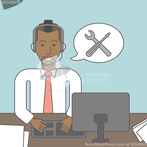 Image of Technical support.