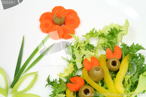 Image of Vegetable decoration