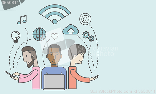 Image of Social media.