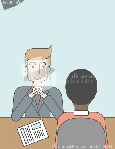 Image of Job interview.