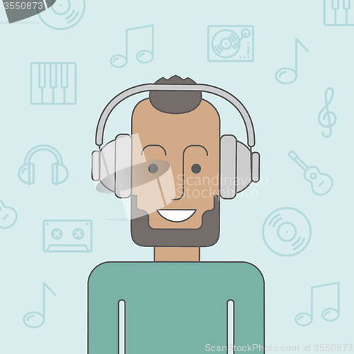 Image of Man in headphones.