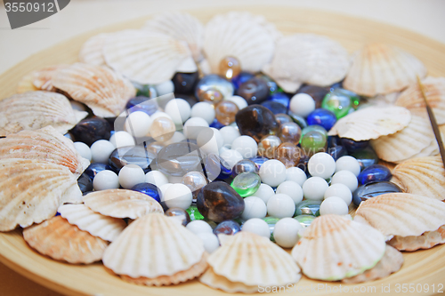 Image of Seashells and stones