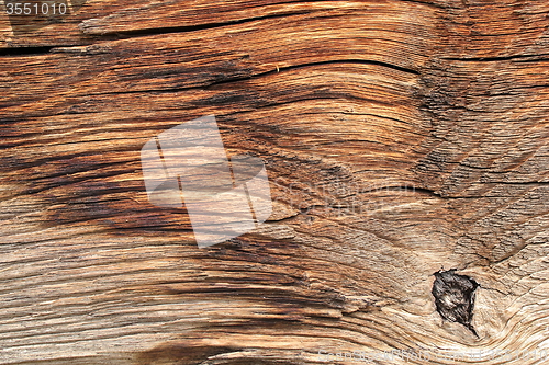 Image of textured surface of old oak beam