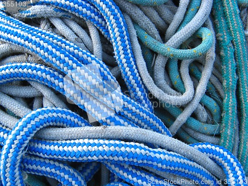 Image of boat ropes