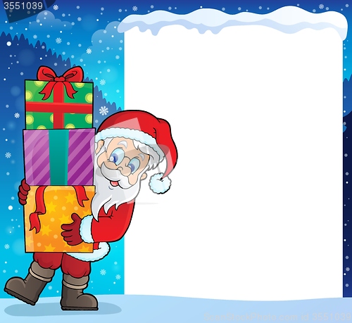 Image of Frame with Santa Claus theme 9