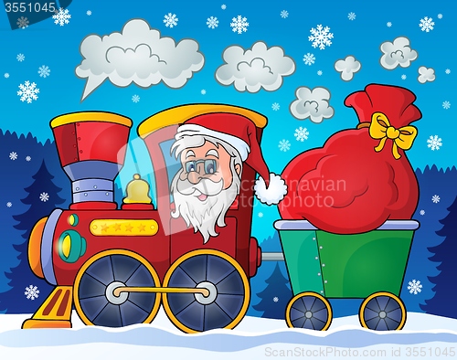 Image of Christmas train theme image 2