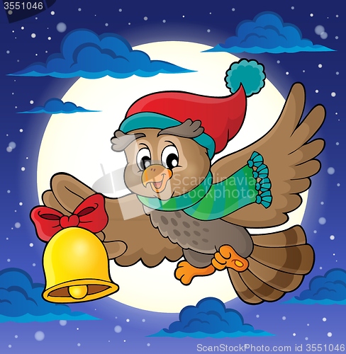 Image of Christmas owl theme image 2