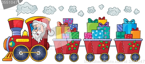 Image of Christmas train theme image 4