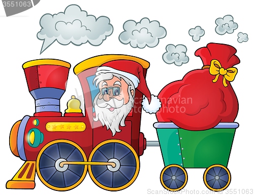 Image of Christmas train theme image 1