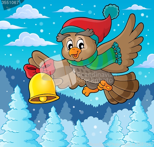 Image of Christmas owl theme image 3