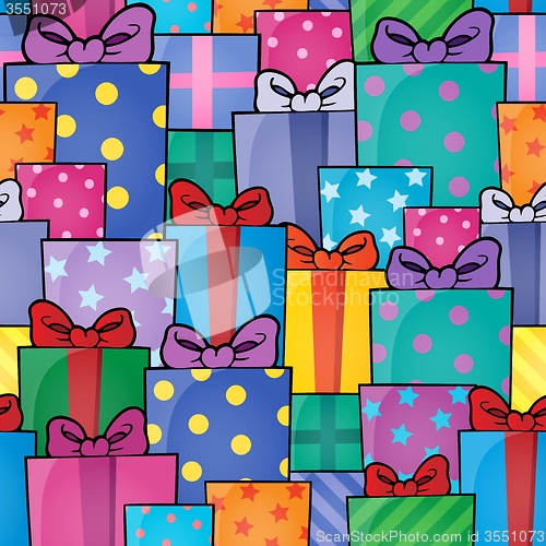 Image of Seamless background gift theme 5