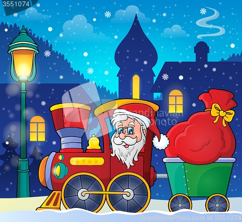 Image of Christmas train theme image 3