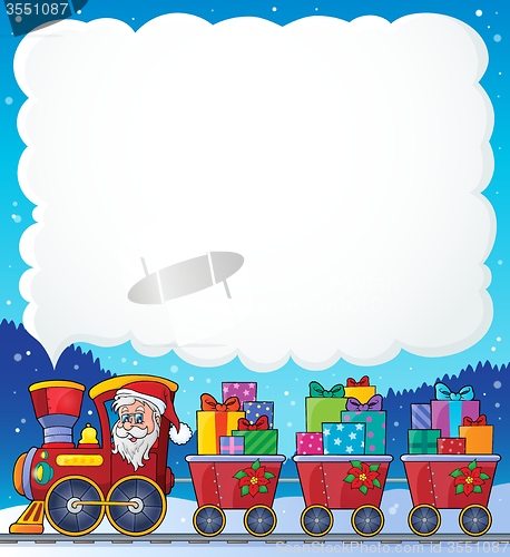 Image of Christmas train theme image 6