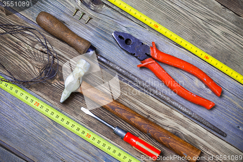 Image of locksmith tools still life