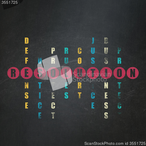 Image of Law concept: Resolution in Crossword Puzzle