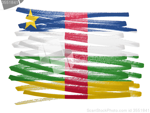 Image of Flag illustration - Central African Republic