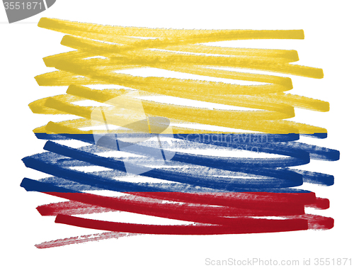 Image of Flag illustration - Colombia