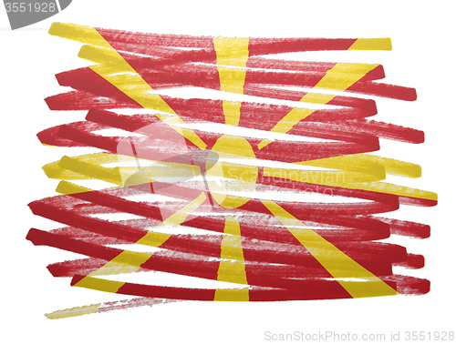 Image of Flag illustration - Macedonia