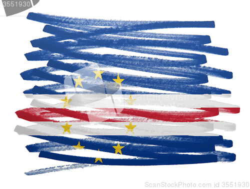 Image of Flag illustration - Cape Verde
