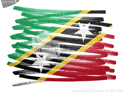 Image of Flag illustration - Saint Kitts and Nevis