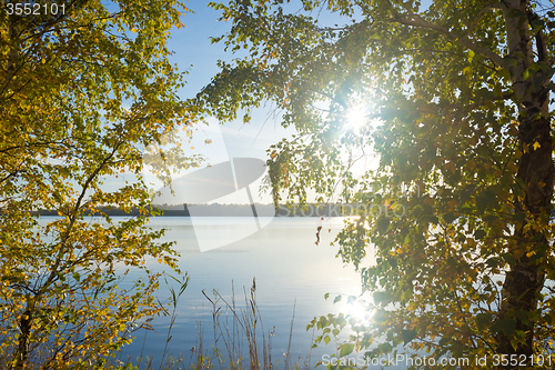 Image of autumn lake