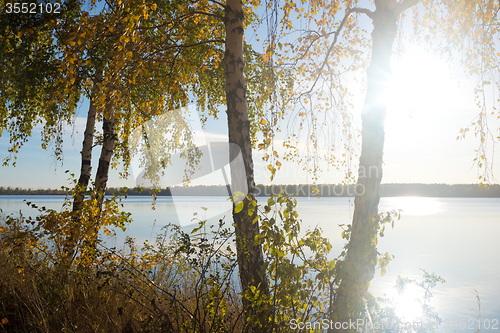 Image of autumn lake