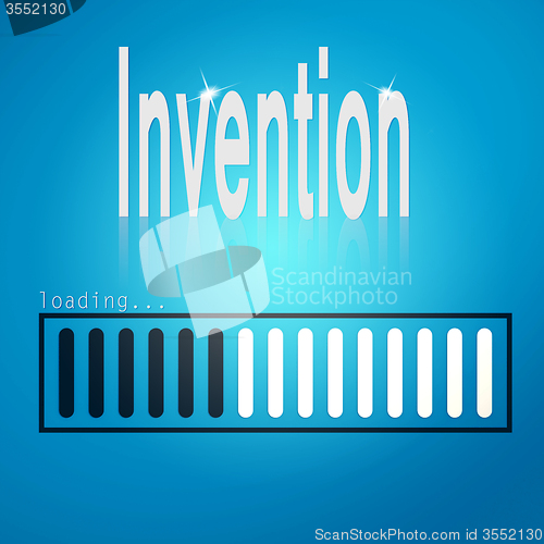 Image of Invention blue loading bar