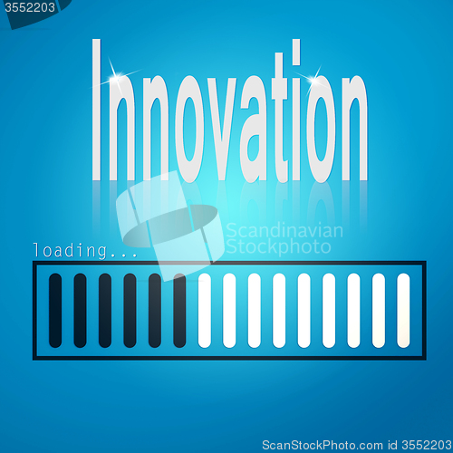 Image of Innovation blue loading bar