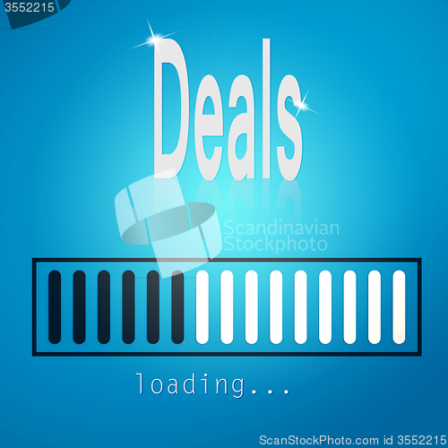 Image of Deals blue loading bar