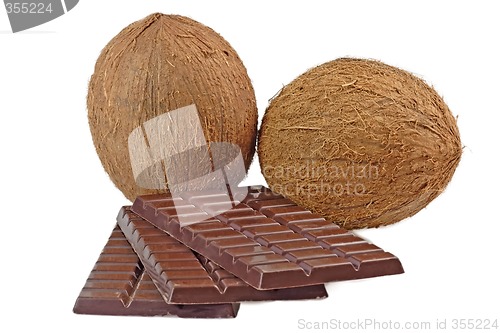 Image of Chocolate with coconut