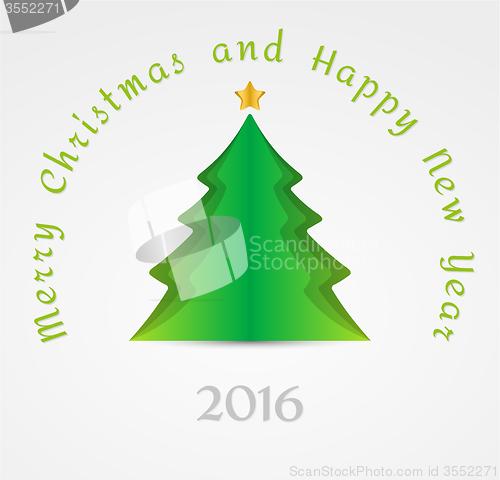 Image of christmas tree and wish