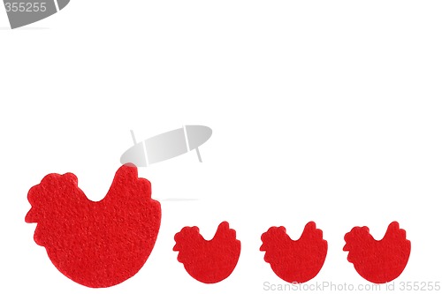 Image of Red chicks