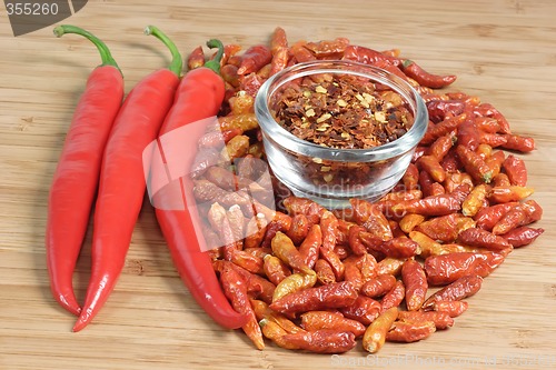 Image of Three sorts of chilies