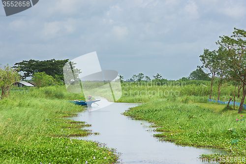 Image of Rural landscape at the Ayeyarwaddy Region in Myanmar