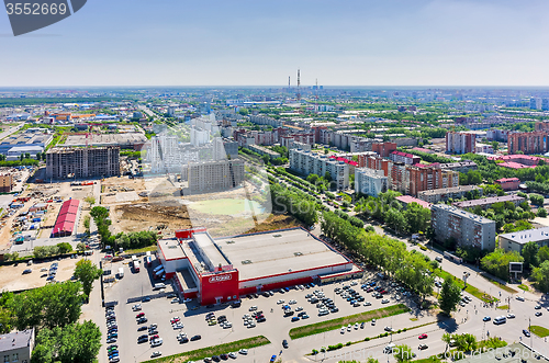 Image of Construction of residential district in Tyumen