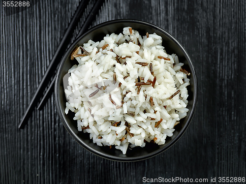 Image of bowl of boiled rice