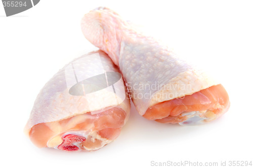 Image of Raw chicken drumsticks